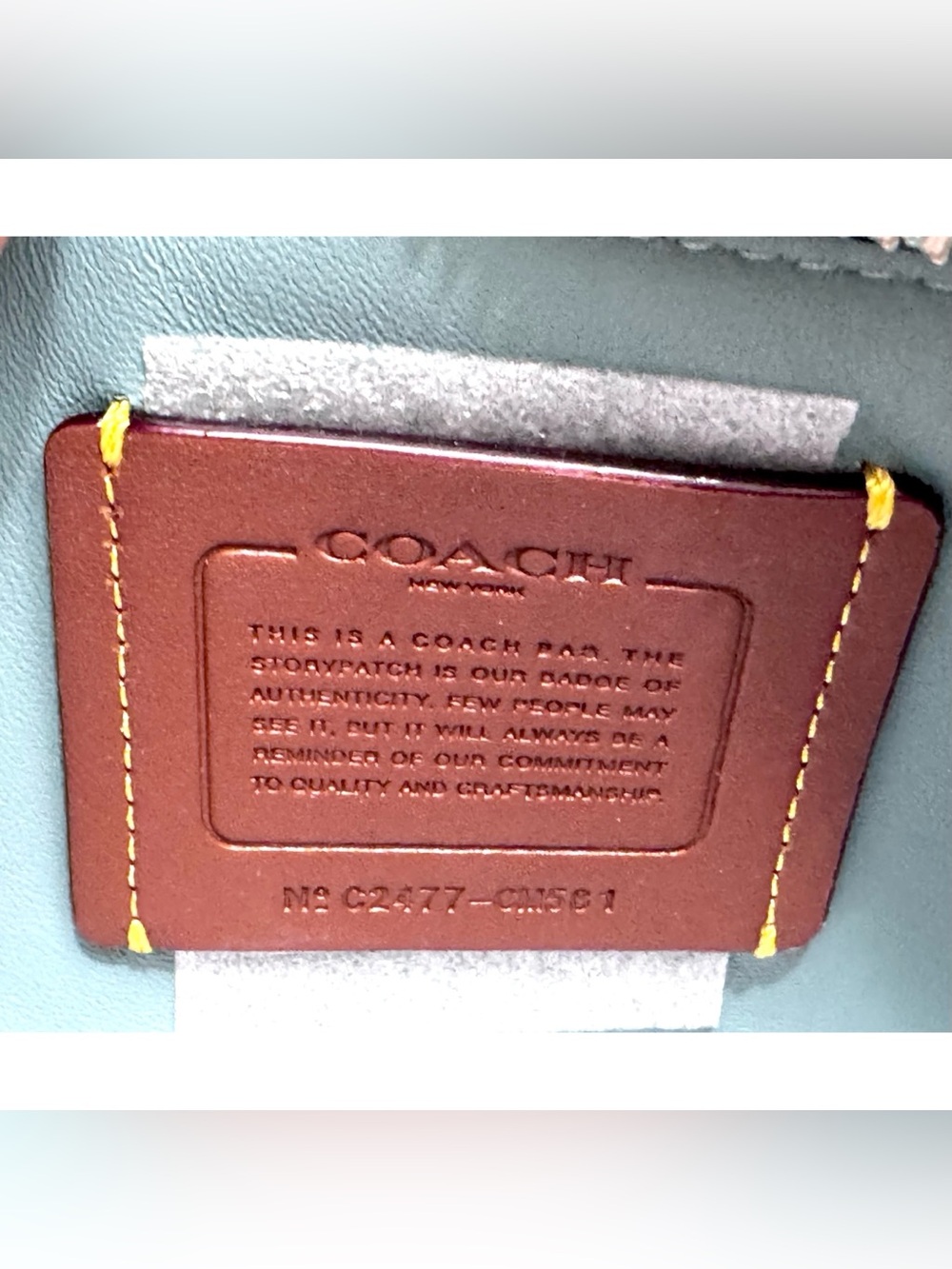 COACH Penn Shoulder Bag, AQUAMARINE/SILVER - Picture 9 of 11